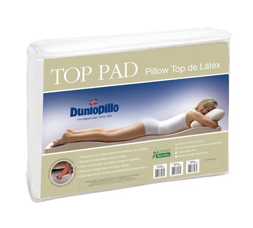 Colchonete-Top-Pad-Bamb-Solteiro---Latex Colchonete-Top-Pad-Bamb-Solteiro---Latex