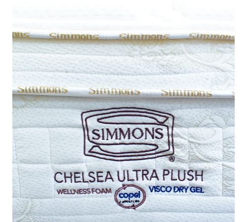 Conjunto Casal Simmons Chelsea Ultra Plush - Classe A Colchões